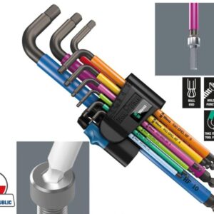 Wera Hex Allen Key Set (Ball End): Access Hard-to-Reach Fasteners