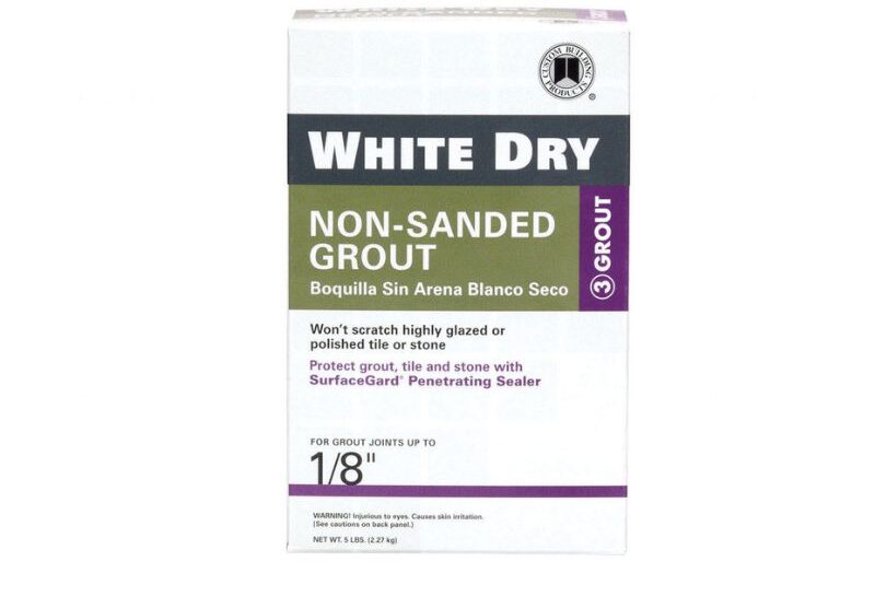 white-grout-e1778594940859.jpg Custom Building Products White Dry Indoor and Outdoor White Grout 5 lb - Image 1