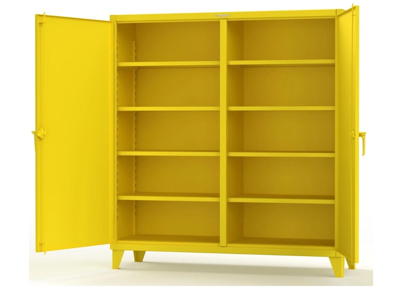 wide-cabinet1.jpg Heavy Duty Steel Cabinet with 5 Shelves - Color can be customised - Image 1