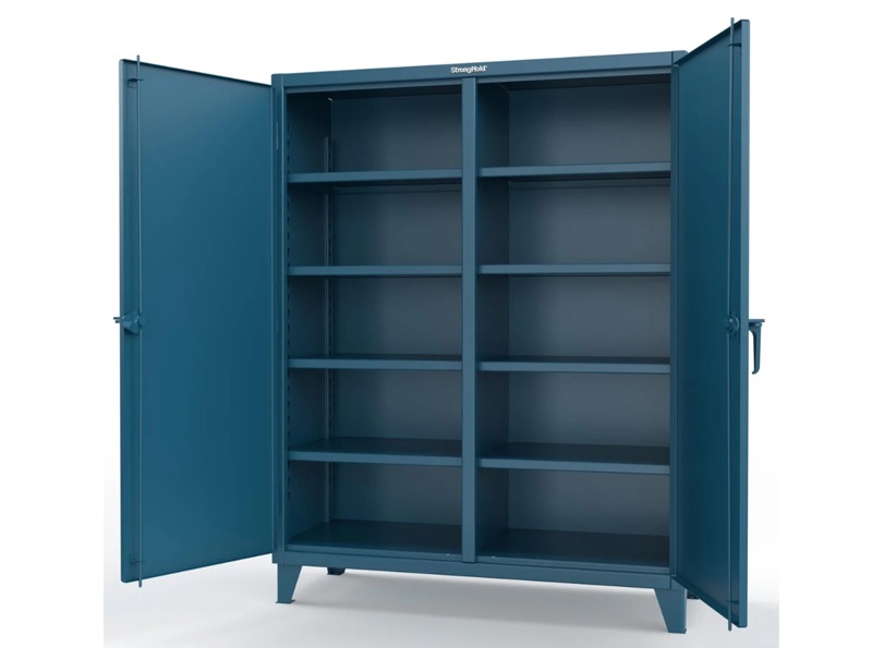 wide-cabinet3.jpg Heavy Duty Steel Cabinet with 5 Shelves - Color can be customised - Image 1
