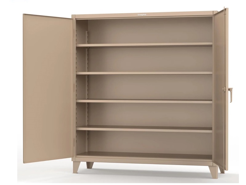 wide-cabinet4.jpg Heavy Duty Steel Cabinet with 5 Shelves - Color can be customised - Image 1