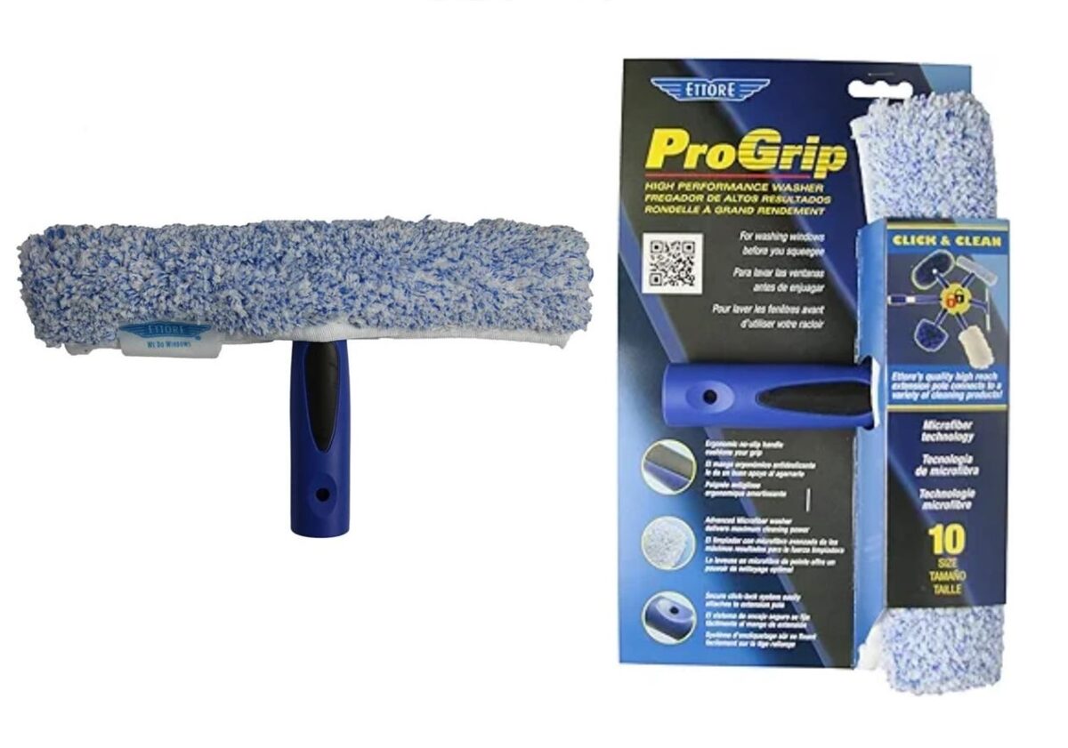 window-scrubber.jpg Ettore 10" Progrip Window Washer Scrubber - Image 1
