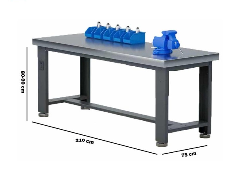 workbench-33.jpg Professional Workbench Series - 33 with Steel platform - Image 1