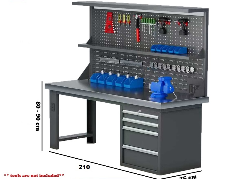 workbench19.jpg Professional Workbench Series - 19 with Steel Platform - Image 1