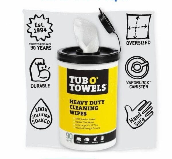 Tub O Towels Heavy Duty Cleaning Wipes