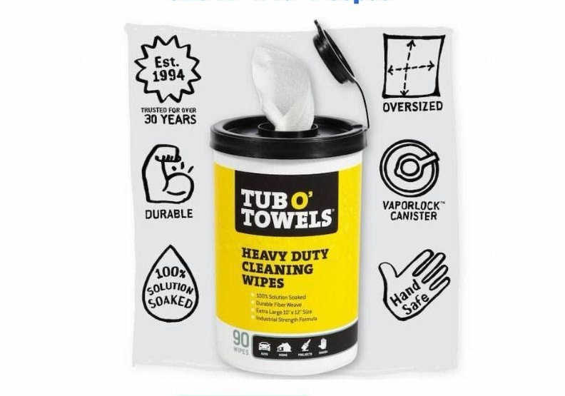 x33.jpg Tub O Towels Heavy Duty Cleaning Wipes - Image 1