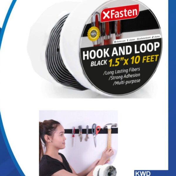 Xfasten Versatile Hook & Loop Tape: Fastening Solution for Endless Uses
