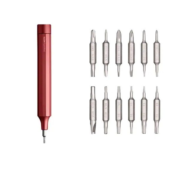 zhoto7-e1695745099395.jpg Hoto Precision Screwdriver Set Red - Image 1