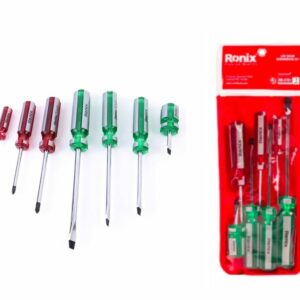 Ronix Colorline 7-Piece Screwdriver Set: Colorful & Versatile