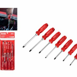 Ronix 7-Piece Hammering Screwdriver Set: Drive Screws with Force & Control