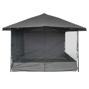 Hexagonal Outdoor Umbrella With LED Lights