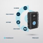 Powerology Jumpstart with Air Pump PD45W 3000A Max Current 20000mAh 160Psi - Grey - Image 4