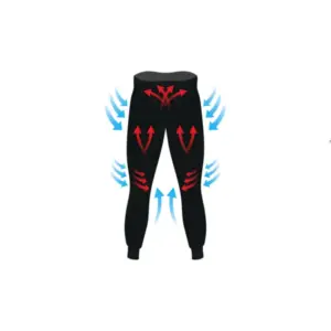 Thermal Insulated Wool Pant Black
