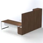 Elite Presidential Desk with Wall Unit Executive Desks - Image 4
