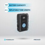 Powerology Jumpstart with Air Pump PD45W 3000A Max Current 20000mAh 160Psi - Grey - Image 2