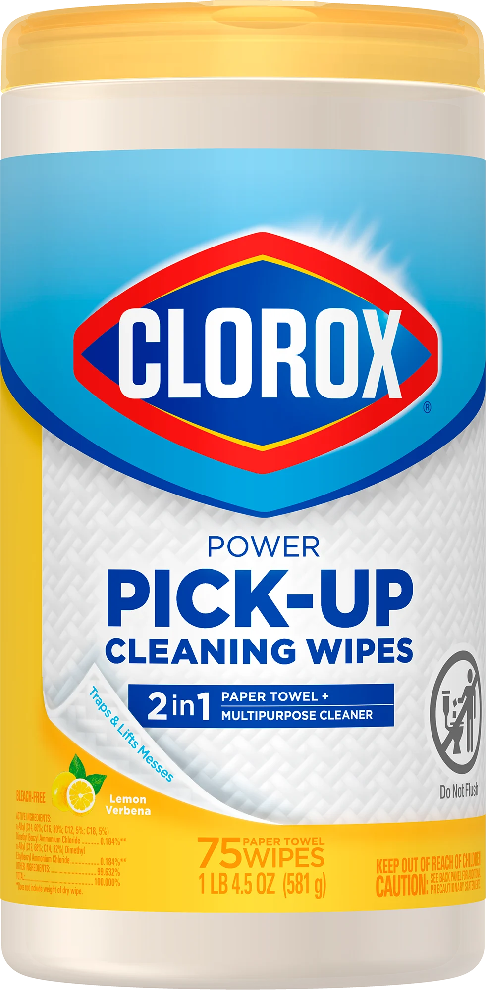 15-2.webp Clorox™ Power Pick-Up Cleaning Wipes - Image 1