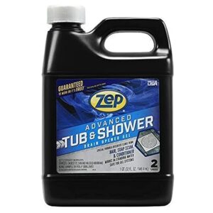 New! Zep Advanced Tub and Shower Drain Opener Gel 32 Ounce