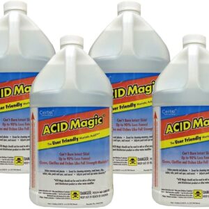 ACIDMagic Muriatic Replacement Acid for High-Efficiency Cleaning - Ideal for Pools and Concrete - 1-Gallon