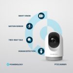 Powerology Indoor PTZ Smart Camera - White - Image 2