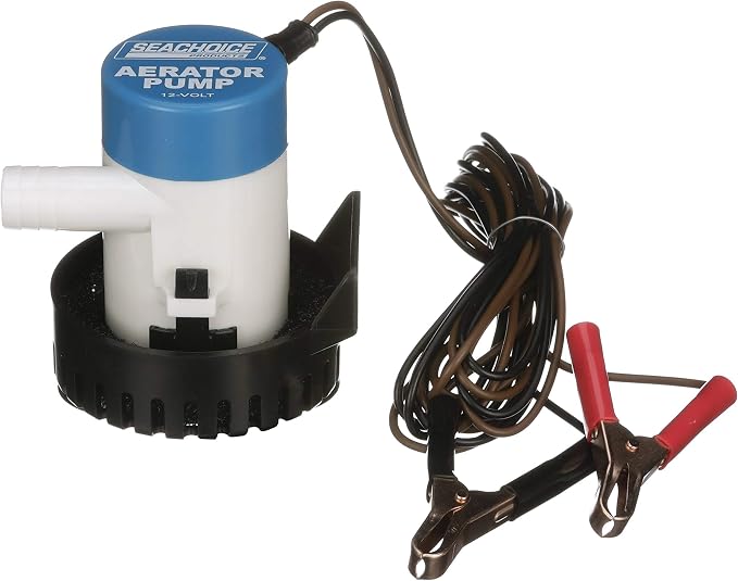 4-1.jpg Seachoice Portable Aerator Baitwell System, 12V, 360 GPH, Includes 5 Ft. of Flexible Hose - Image 1