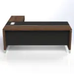 Linea Due with Open Shelf Return (Premium) Executive Desks - Image 3
