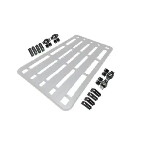 SUV Rain Gutter Brackets Set for Aluminum Flat Roof Rack - 8 PCS