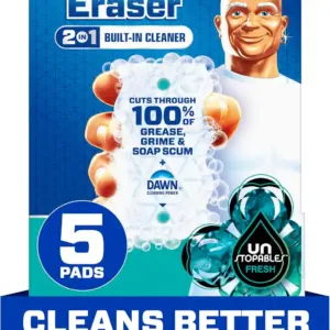 Mr. Clean Magic Eraser Foaming Sponge, All Purpose Cleaner, Dawn Cleaning Power, Wall, Sneaker, Oven Cleaner, Kitchen, Bathroom, Shower Cleaning Supplies, Scrubber, Ultra Foamy 3 pads