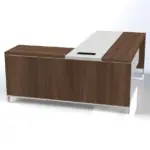 Linea Due with Hanging Pedestal (Premium) Executive Desks - Image 3