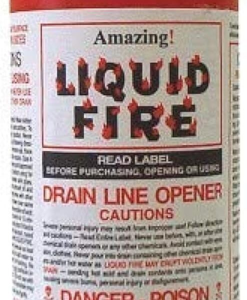 Liquid Fire Drain Line Opener, 32 Oz
