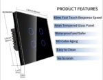 Smart light switch - 4 gang - Image 8