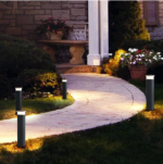 GLOW Waterproof Outdoor LED Bollard Light 60cm 9Watt Black - Image 3