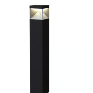 GLOW Waterproof Outdoor LED Bollard Light 50cm 12Watt Black