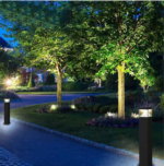 GLOW Waterproof Outdoor LED Bollard Light 50cm 12Watt Black - Image 2