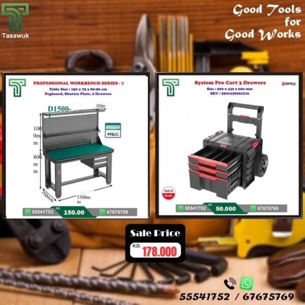 Grab the Perfect Pair – Workbench & Toolbox Combo – 16