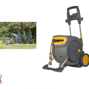 Hozelock 35m Auto Hose Reel with Wheels