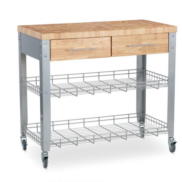 Customised Stainless Steel Kitchen Island Trolley