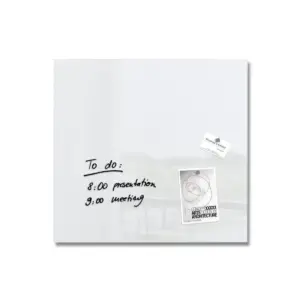 Sigel Magnetic Glass Board ARTVERUM, 48 x 48 cm, White