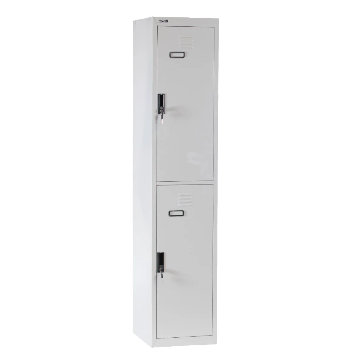19-7.webp Rexel Locker, 180x37.5x46 cm, 2 Door, Grey - Image 1