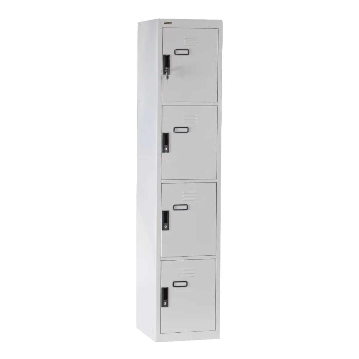 20-2.webp Rexel Locker, 180x37.5x46 cm, 4 Door, Grey - Image 1