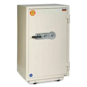 Valberg FRS-93 KL Fire Resistant Safe, 2 Key Locks, White