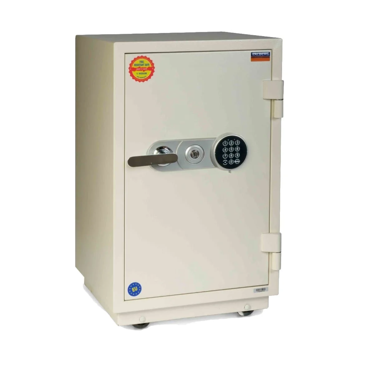 29-2.webp Valberg FRS-67 EL Fire Resistant Safe, Digital & Key Lock, White - Image 1