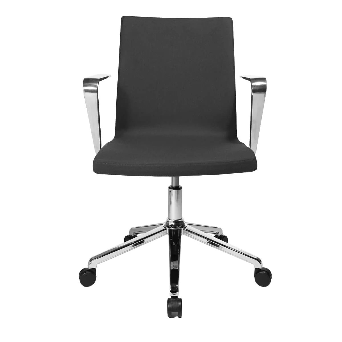 34-6.webp Topstar SITNESS CUBE Swivel Visitor Meeting Chair with armrests, Fabric Anthrazite - Image 1