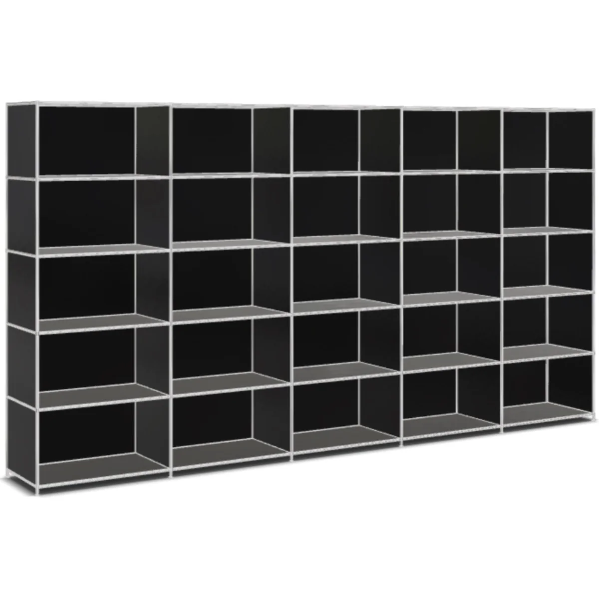 3-1.webp System4 Shelf, 378 x 193 x 40 cm, Black - Image 1