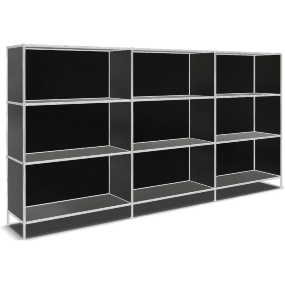 5-1.webp System4 Shelf, 228 x 118 x 40 cm, Black - Image 1