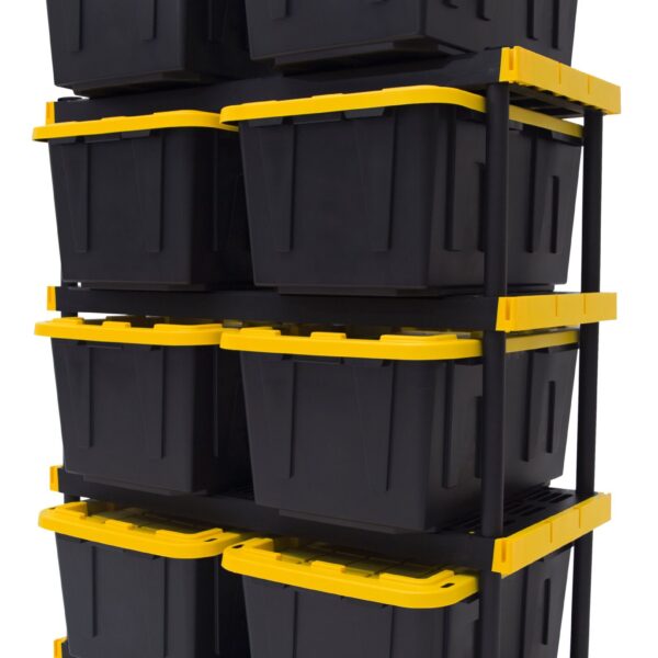 CX Craftsman 5-Tier Heavy Duty Plastic Storage Shelves, Garage Organization