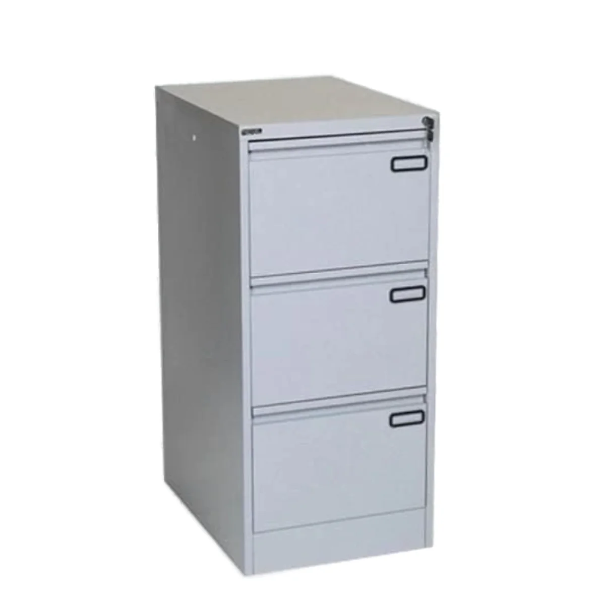 7.webp Rexel 3 Drawer Filing Cabinet, Grey - Image 1