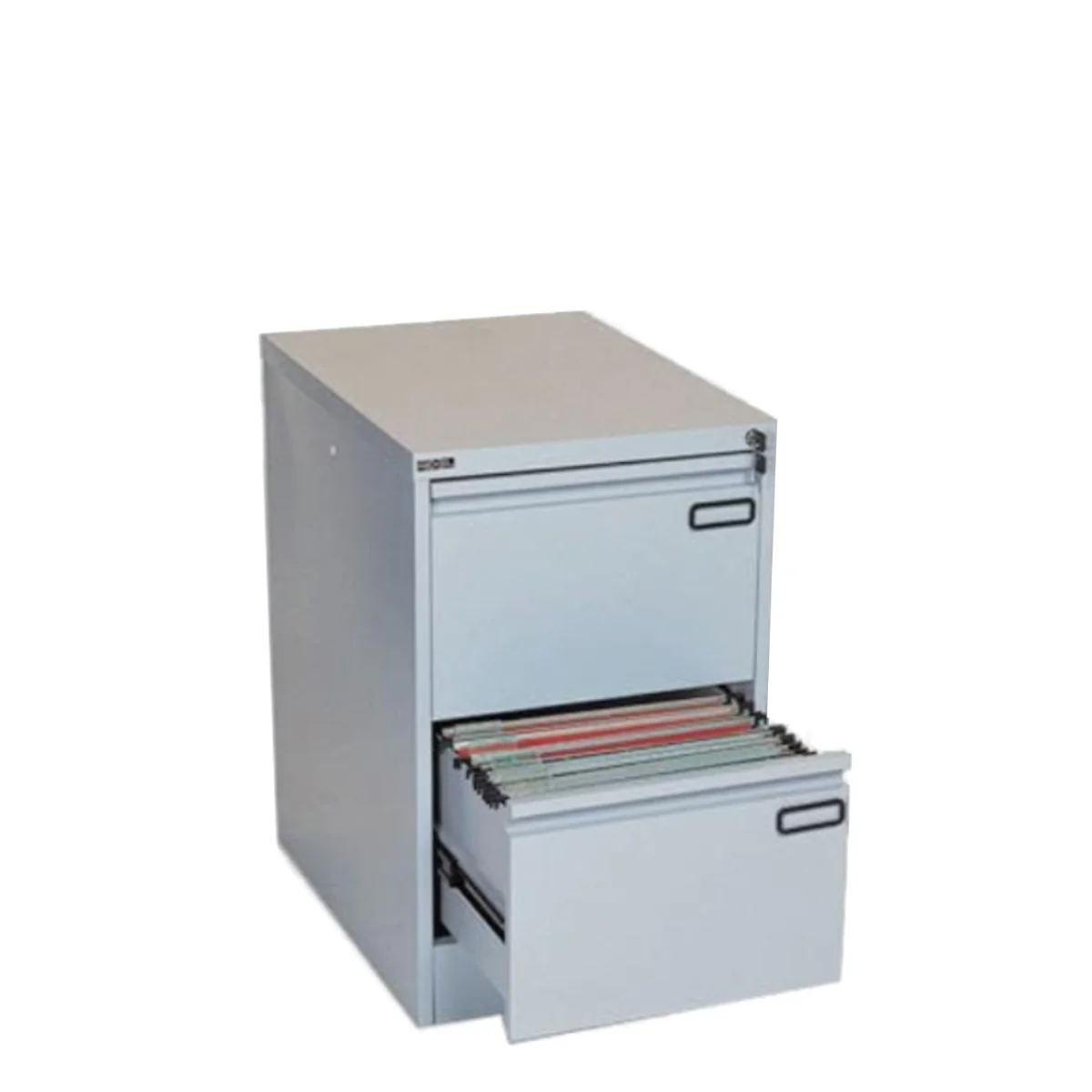 8.webp Rexel 2 Drawer Filing Cabinet, Grey - Image 1