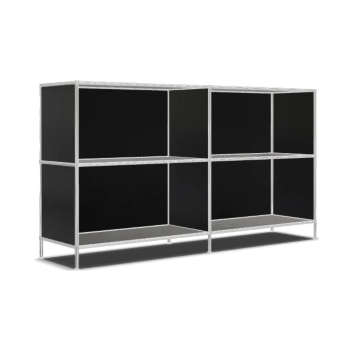 9-1.webp System4 Shelf, 153 x 80 x 40 cm, Black - Image 1